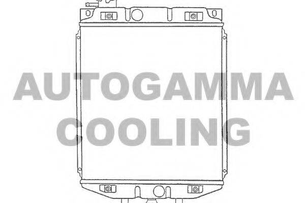 AUTOGAMMA 100238 Радіатор, охолодження двигуна