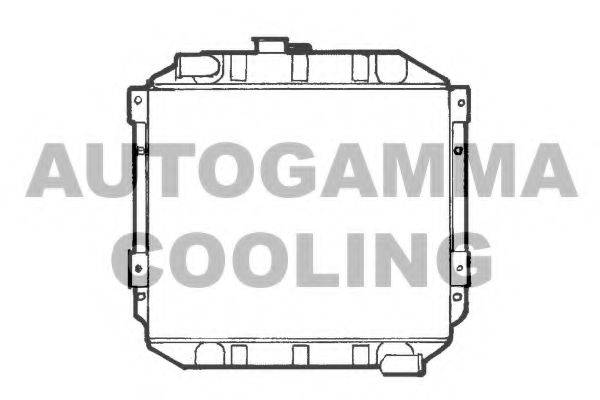 AUTOGAMMA 100325 Радіатор, охолодження двигуна
