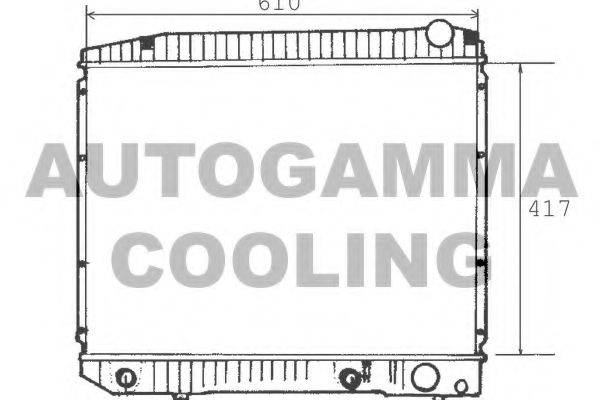 AUTOGAMMA 100560 Радіатор, охолодження двигуна