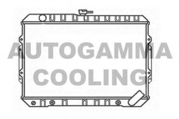 AUTOGAMMA 100594 Радіатор, охолодження двигуна