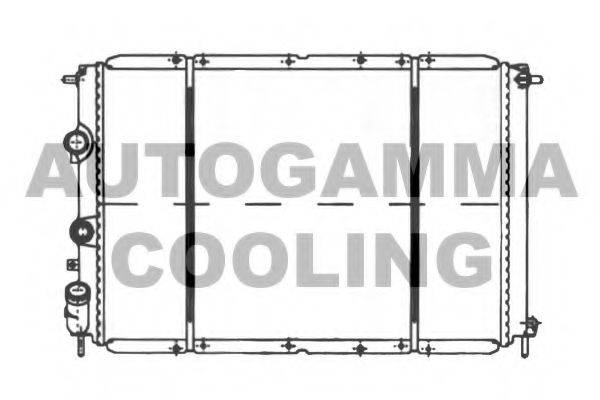 AUTOGAMMA 100905 Радіатор, охолодження двигуна