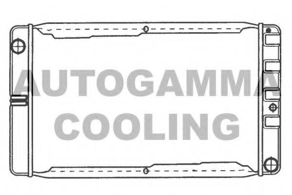 AUTOGAMMA 101104 Радіатор, охолодження двигуна