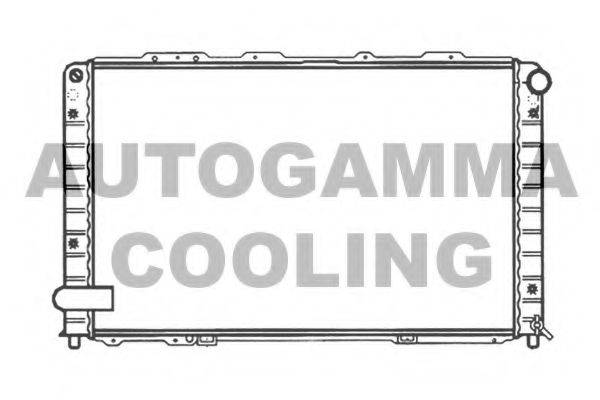 AUTOGAMMA 101214 Радіатор, охолодження двигуна