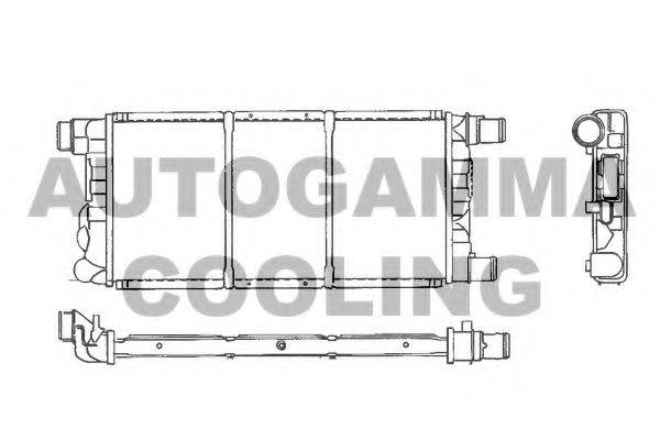 AUTOGAMMA 101296 Радіатор, охолодження двигуна