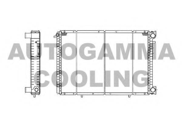 AUTOGAMMA 101407 Радіатор, охолодження двигуна