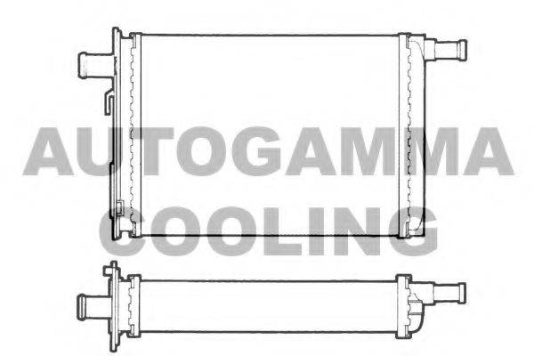 AUTOGAMMA 101666 Теплообмінник, опалення салону