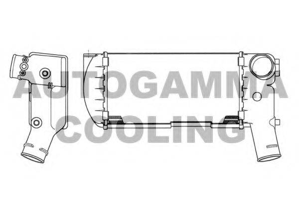 AUTOGAMMA 101860 Інтеркулер