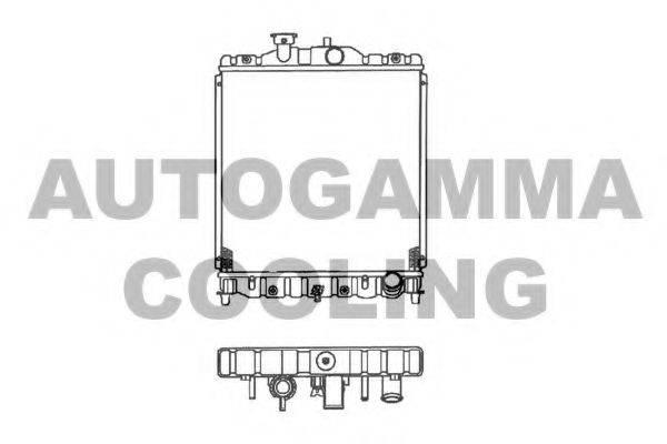 AUTOGAMMA 102112 Радіатор, охолодження двигуна