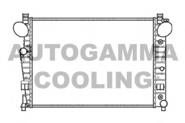 AUTOGAMMA 102167 Радіатор, охолодження двигуна