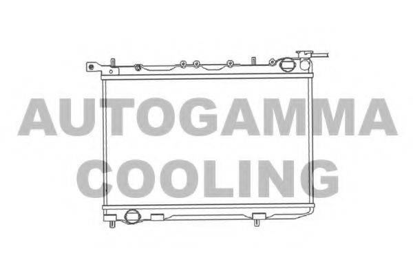 AUTOGAMMA 102182 Радіатор, охолодження двигуна