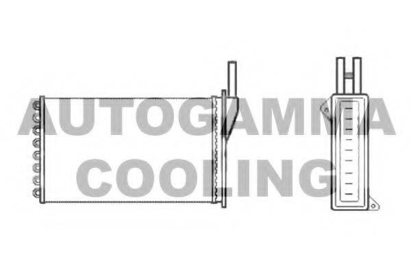 AUTOGAMMA 102440 Теплообмінник, опалення салону