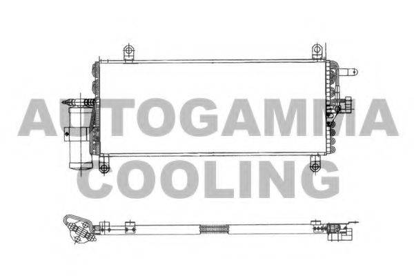 AUTOGAMMA 102638 Конденсатор, кондиціонер