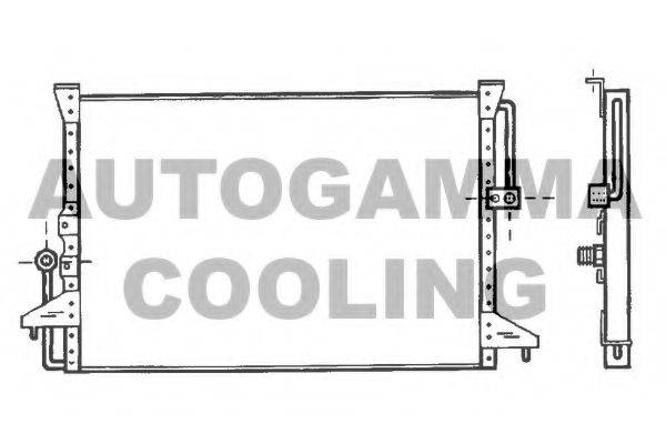 AUTOGAMMA 102810 Конденсатор, кондиціонер