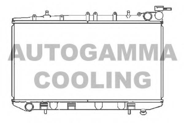 AUTOGAMMA 102934 Радіатор, охолодження двигуна