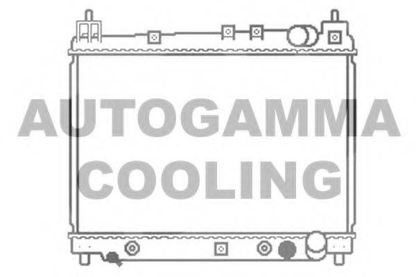 AUTOGAMMA 102957 Радіатор, охолодження двигуна