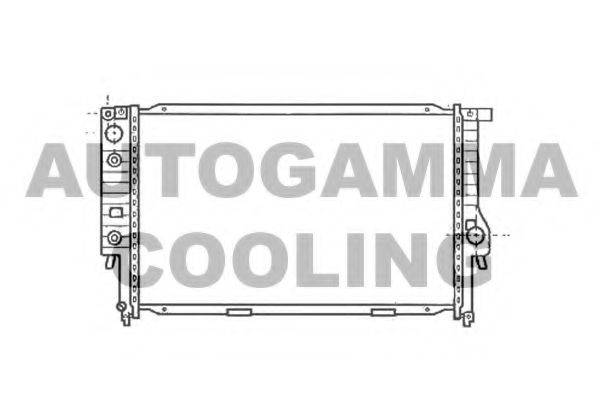 AUTOGAMMA 103035 Радіатор, охолодження двигуна