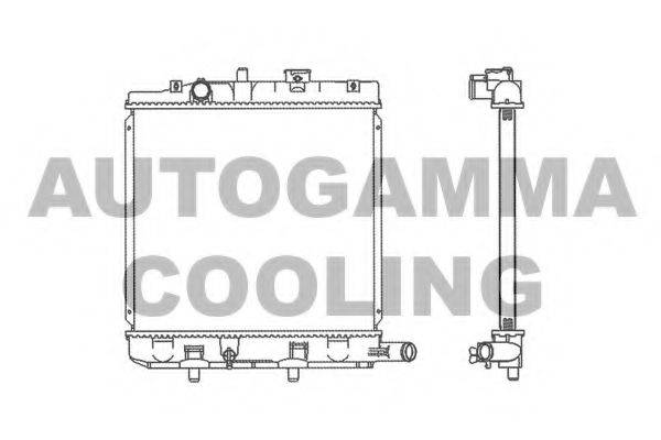 AUTOGAMMA 103062 Радіатор, охолодження двигуна