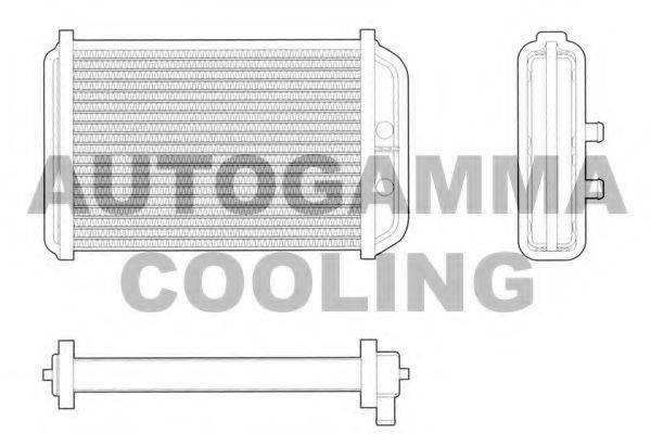 AUTOGAMMA 103111 Теплообмінник, опалення салону