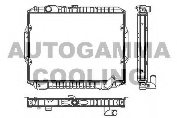 AUTOGAMMA 103190 Радіатор, охолодження двигуна