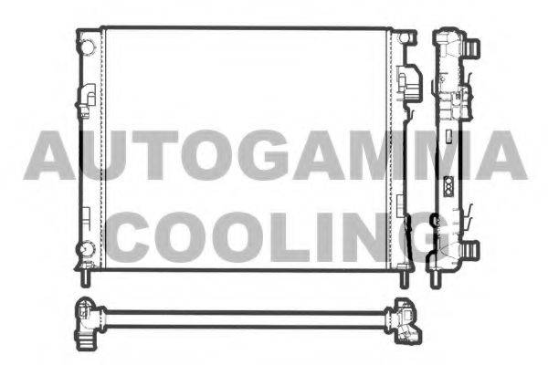 AUTOGAMMA 103196 Радіатор, охолодження двигуна