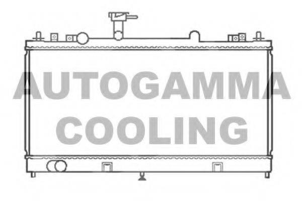 AUTOGAMMA 103440 Радіатор, охолодження двигуна