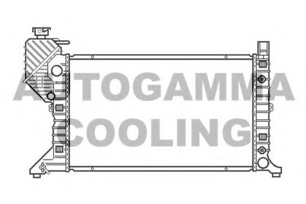 AUTOGAMMA 103474 Радіатор, охолодження двигуна