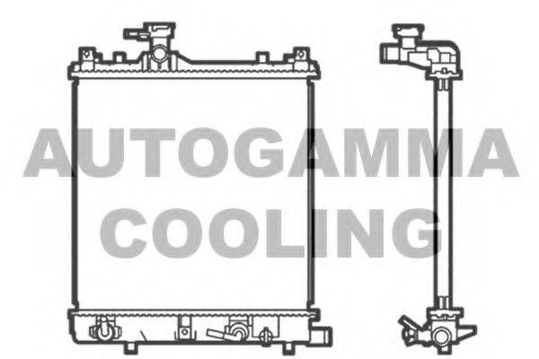 AUTOGAMMA 103531 Радіатор, охолодження двигуна