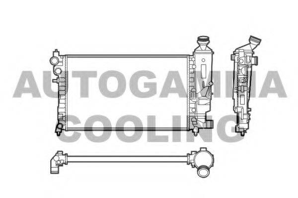 AUTOGAMMA 103547 Радіатор, охолодження двигуна