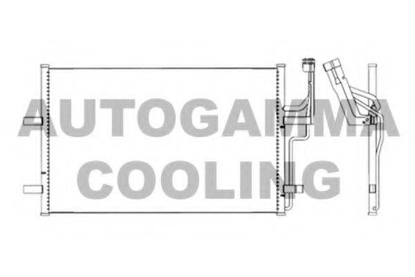 AUTOGAMMA 103622 Конденсатор, кондиціонер