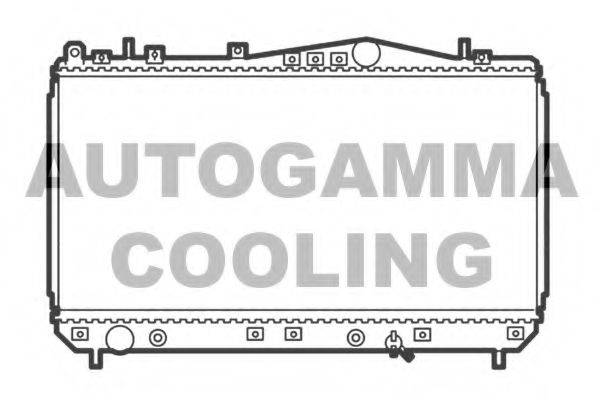 AUTOGAMMA 103651 Радіатор, охолодження двигуна