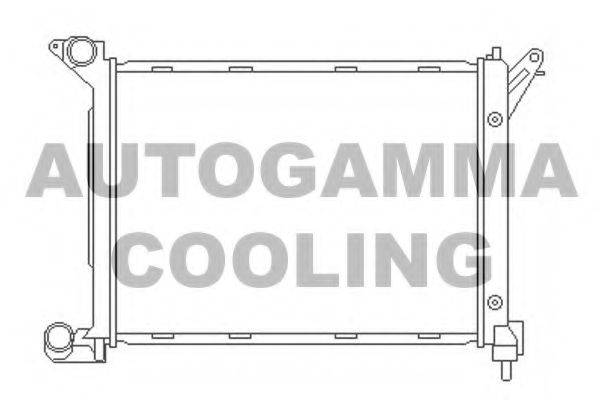 AUTOGAMMA 103671 Радіатор, охолодження двигуна