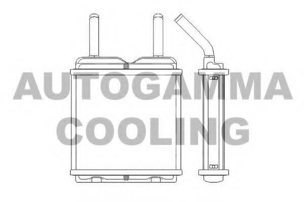 AUTOGAMMA 103689 Теплообмінник, опалення салону
