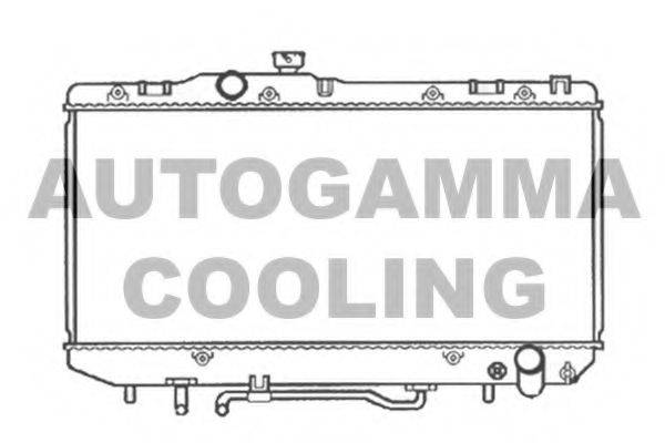 AUTOGAMMA 103783 Радіатор, охолодження двигуна