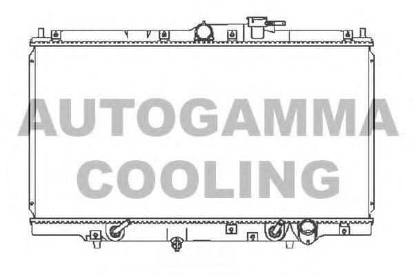 AUTOGAMMA 103796 Радіатор, охолодження двигуна