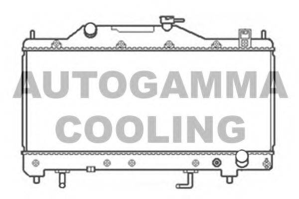 AUTOGAMMA 103813 Радіатор, охолодження двигуна