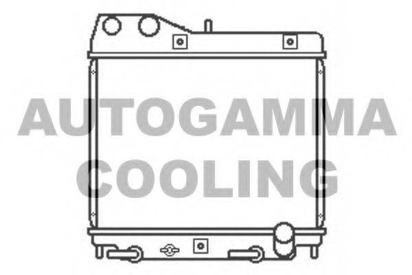 AUTOGAMMA 103815 Радіатор, охолодження двигуна
