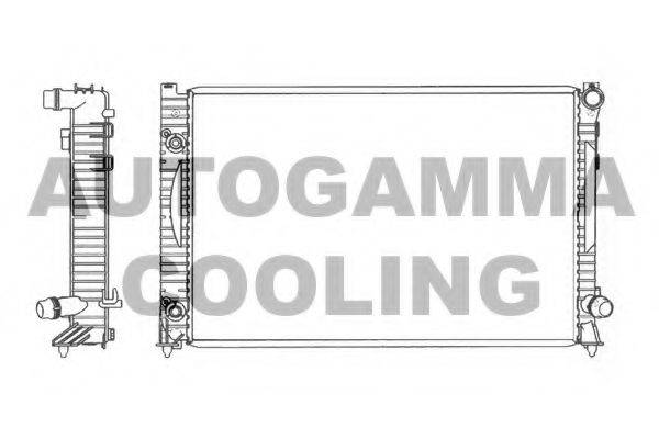 AUTOGAMMA 103880 Радіатор, охолодження двигуна
