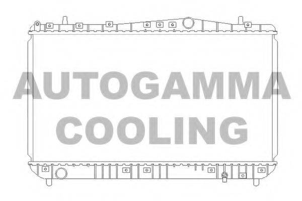 AUTOGAMMA 103905 Радіатор, охолодження двигуна