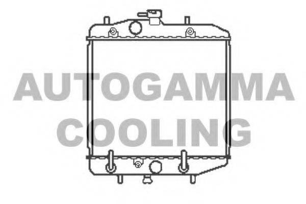 AUTOGAMMA 103908 Радіатор, охолодження двигуна