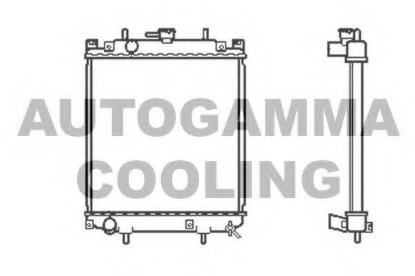 AUTOGAMMA 103911 Радіатор, охолодження двигуна