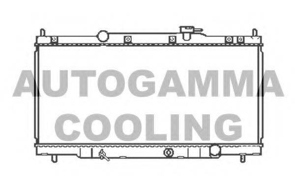 AUTOGAMMA 103928 Радіатор, охолодження двигуна