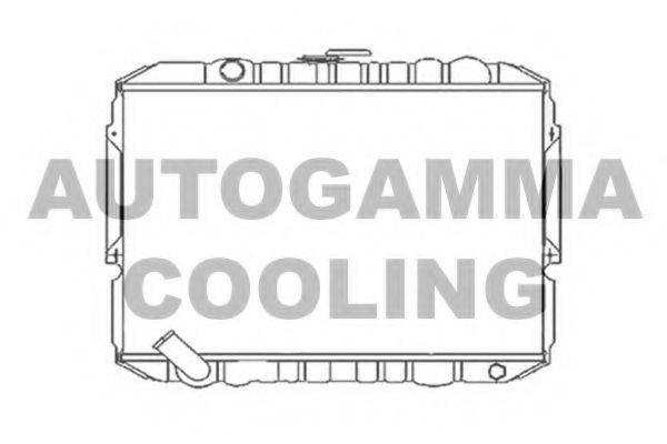AUTOGAMMA 103934 Радіатор, охолодження двигуна