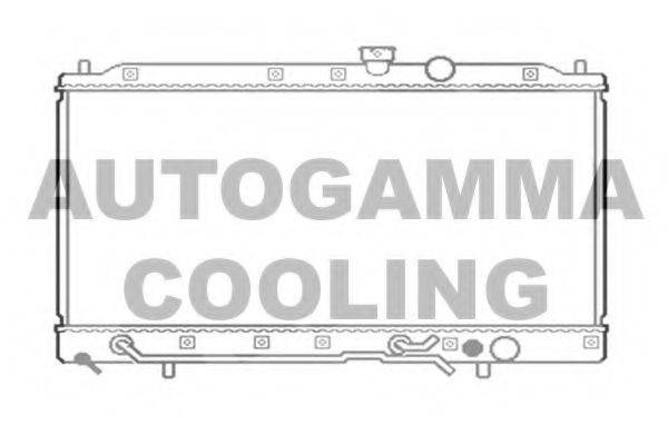 AUTOGAMMA 103960 Радіатор, охолодження двигуна