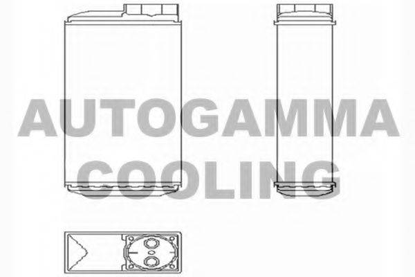 AUTOGAMMA 103981 Теплообмінник, опалення салону