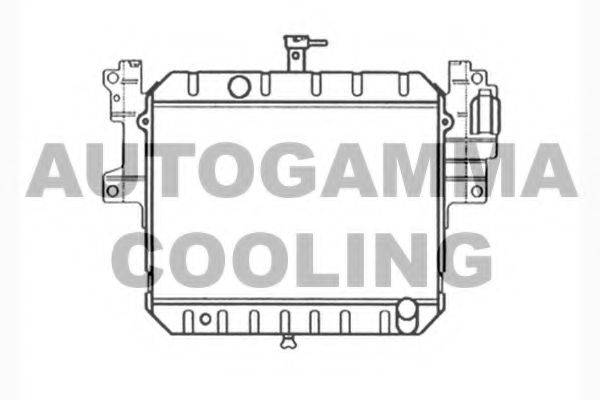 AUTOGAMMA 104039 Радіатор, охолодження двигуна