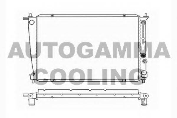 AUTOGAMMA 104047 Радіатор, охолодження двигуна