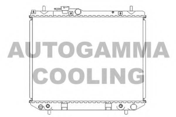 AUTOGAMMA 104053 Радіатор, охолодження двигуна