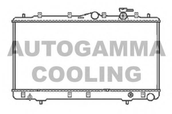 AUTOGAMMA 104063 Радіатор, охолодження двигуна