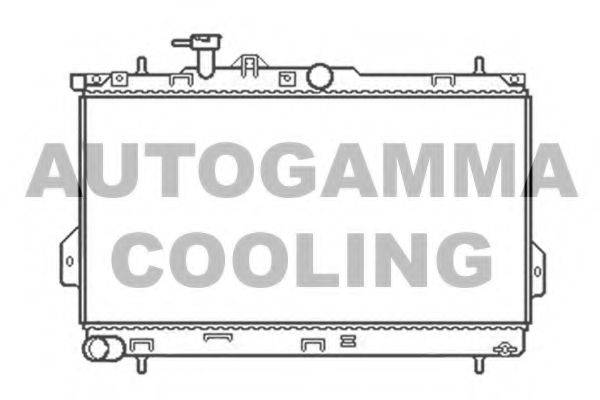 AUTOGAMMA 104066 Радіатор, охолодження двигуна