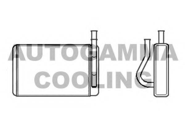 AUTOGAMMA 104090 Теплообмінник, опалення салону
